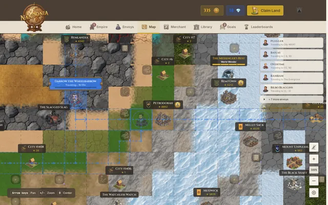 World map, desktop screenshot